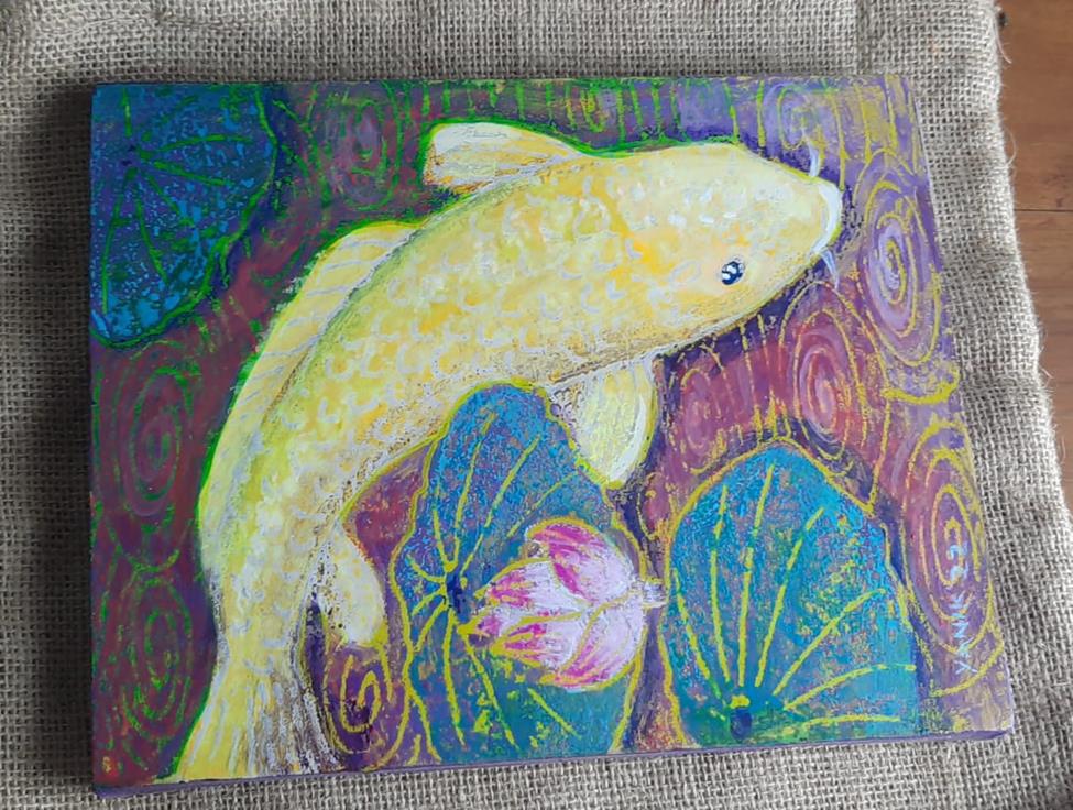 Lukisan Ikan Koi